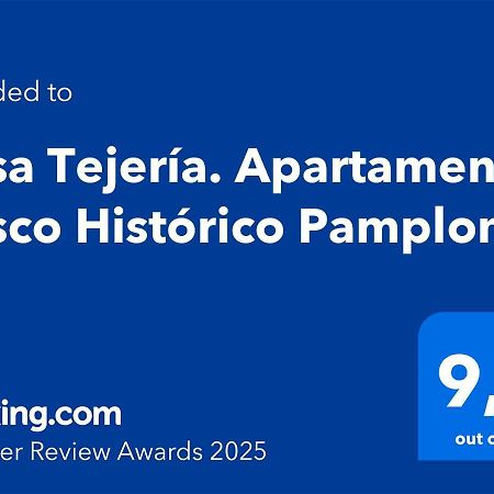 Casa Tejeria. Apartamento Casco Historico Pamplona Esterno foto